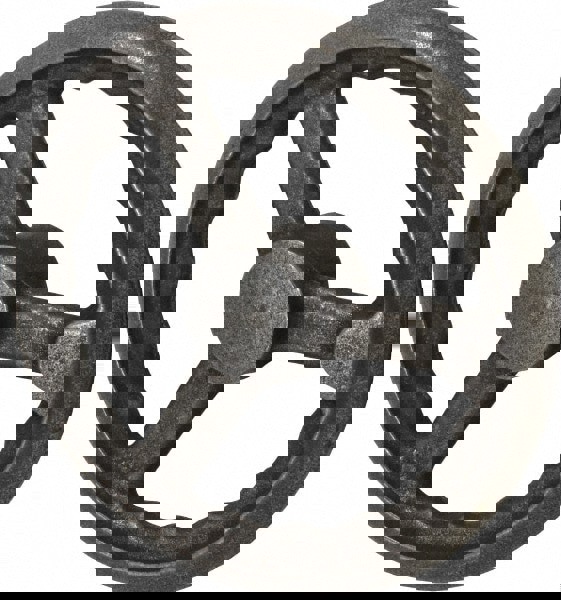 Spoked Straight Handwheel: Plain Finish